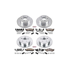 Power Stop K2154-36 Z36 Severe-Duty Truck And Tow 1-Click Brake Kit (Front And Rear) for 2003-2006 Jeep Wrangler product image