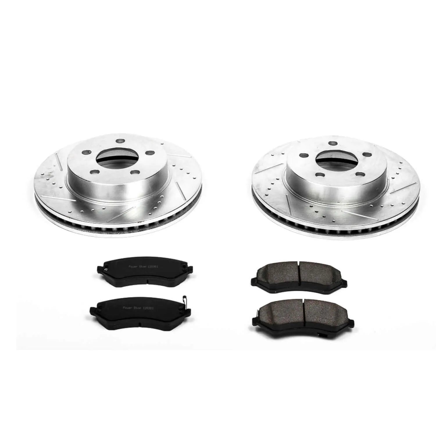Power Stop K2160 - Z23 Evolution Sport Performance 1-Click Brake Kit With Hardware (Front)