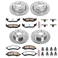 Power Stop K2164-36 Z36 Severe-Duty Truck And Tow 1-Click Brake Kit (Front And Rear) for 2006-2024 Chrysler Aspen product image