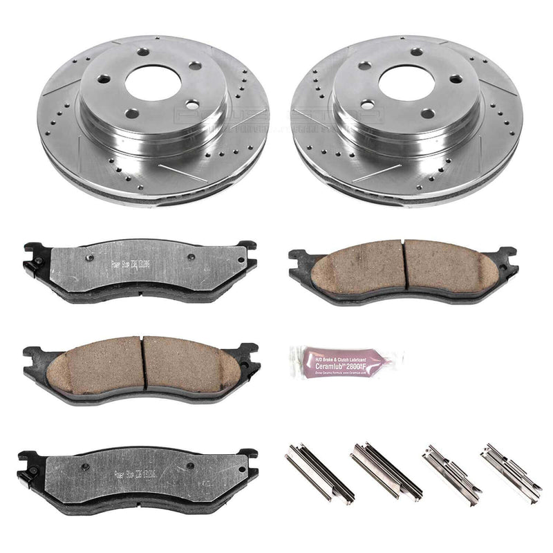 Power Stop K2165-36 Z36 Severe-Duty Truck And Tow 1-Click Brake Kit (Front) for 2002-2006 Dodge Durango product image