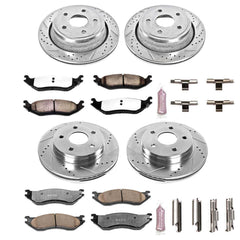 Power Stop K2166-36 Z36 Severe-Duty Truck And Tow 1-Click Brake Kit (Front And Rear) for 2002-2006 Dodge Durango product image