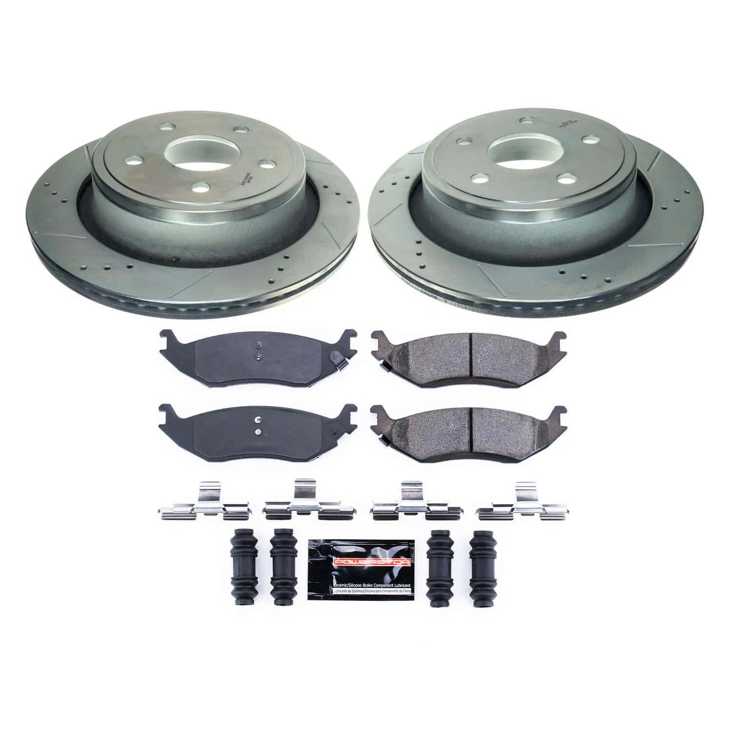 Power Stop K2172 - Z23 Evolution Sport Performance 1-Click Brake Kit With Hardware (Rear)