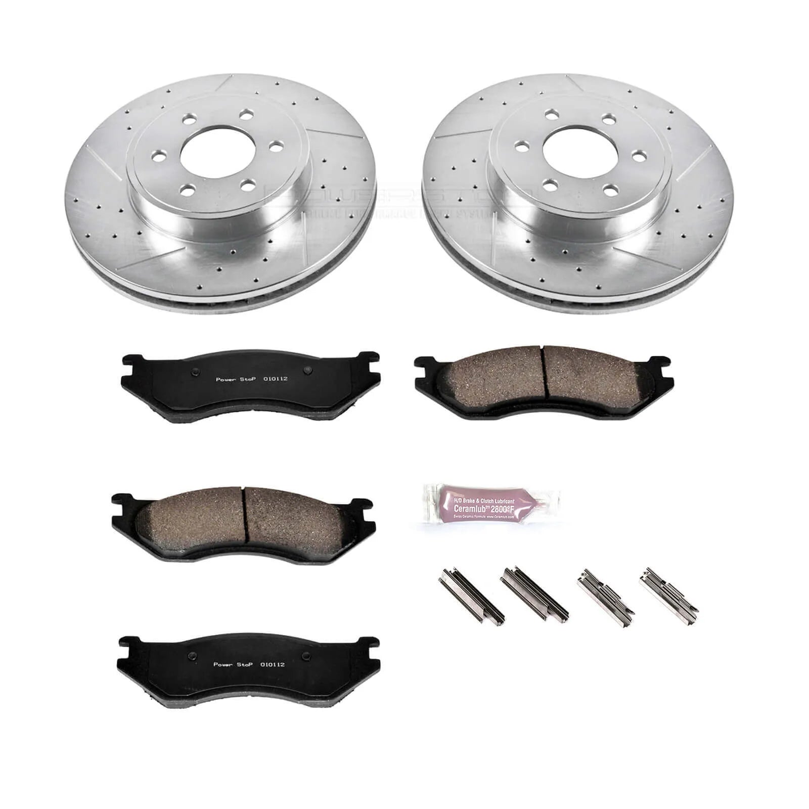 Power Stop K2178 - Z23 Evolution Sport Performance 1-Click Brake Kit (Front)