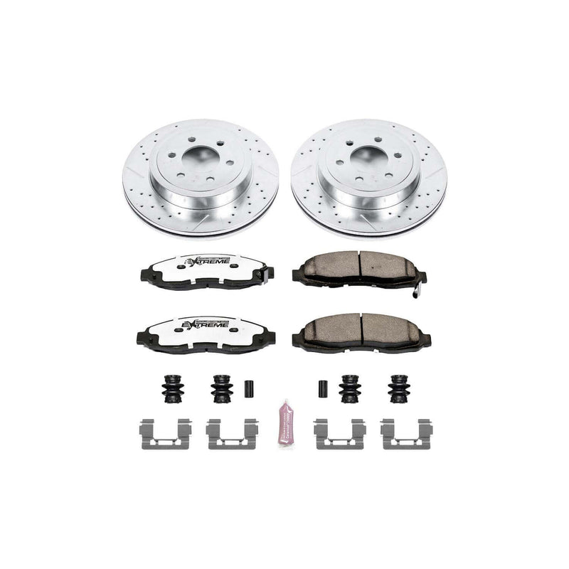 Power Stop K2187-36 Z36 Severe-Duty Truck And Tow 1-Click Brake Kit (Front) for 2003-2004 Dodge Dakota product image