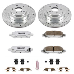 Power Stop K219-26 Z26 Extreme Street Warrior 1-Click Brake Kit (Rear) for 2005-2009 Subaru Legacy product image