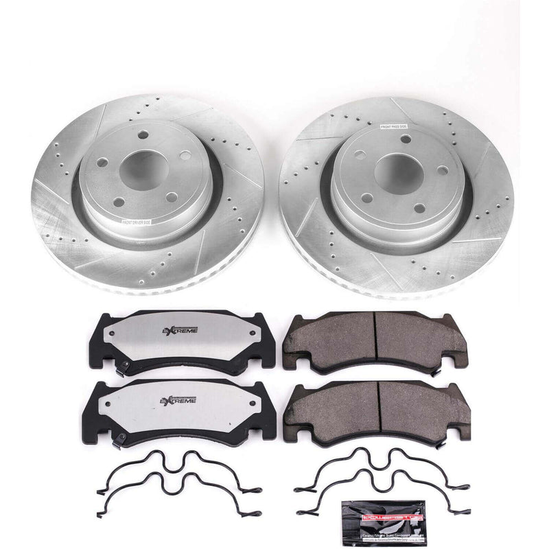 Power Stop K2194-36 Z36 Severe-Duty Truck And Tow 1-Click Front Brake Kit for 2005-2006 Dodge Ram 1500 SRT-10 product image