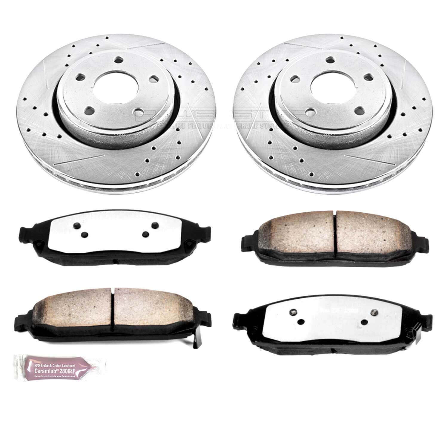 Power Stop K2219-36 Z36 Severe-Duty Truck And Tow 1-Click Brake Kit (Front) for 2005-2010 Jeep Commander product image