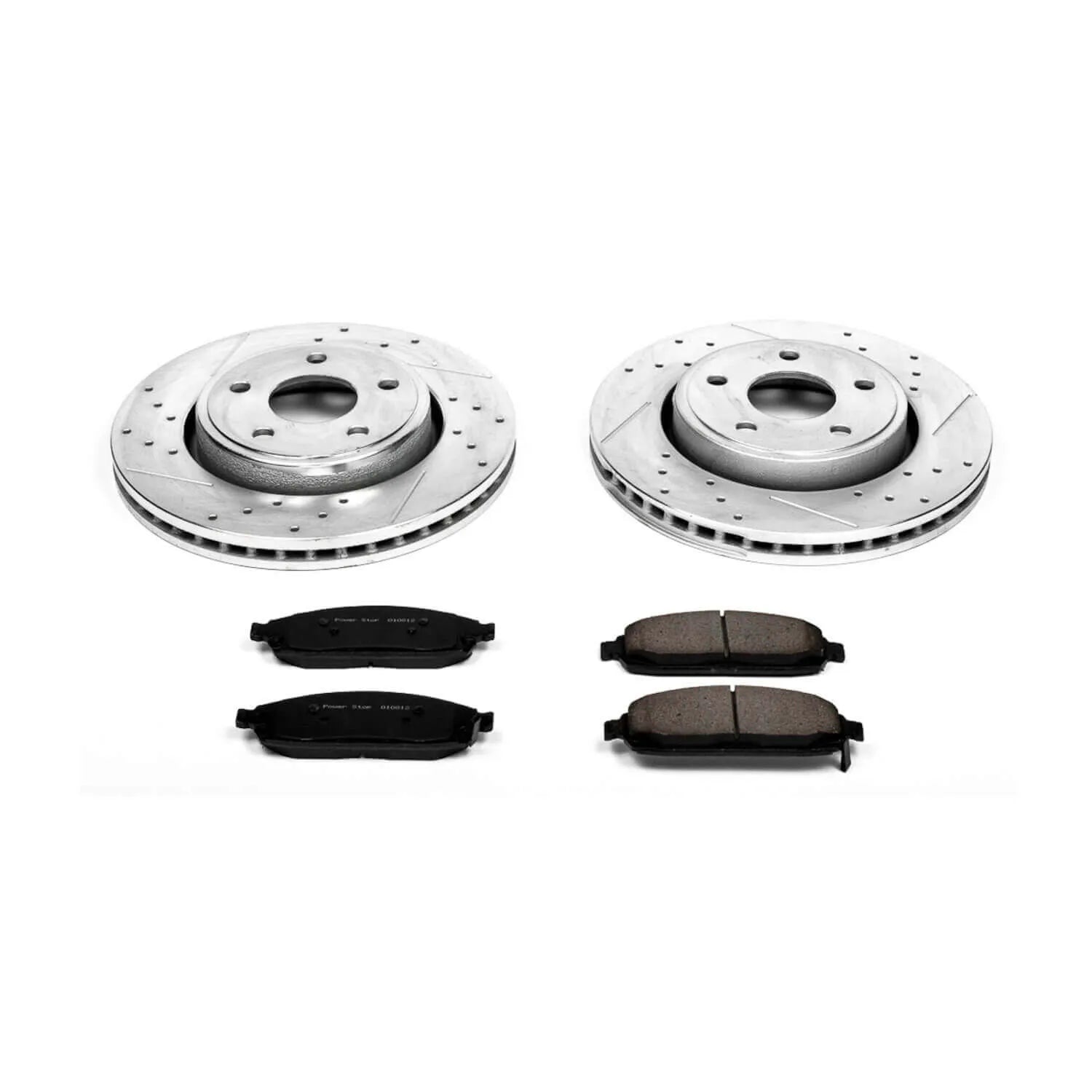 Power Stop K2219 - Z23 Evolution Sport Performance 1-Click Brake Kit With Hardware (Front)