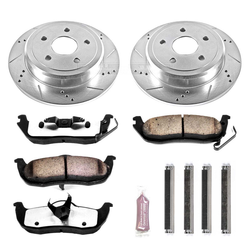 Power Stop K2221-36 Z36 Severe-Duty Truck And Tow 1-Click Brake Kit (Rear) for 2005-2010 Jeep Commander product image