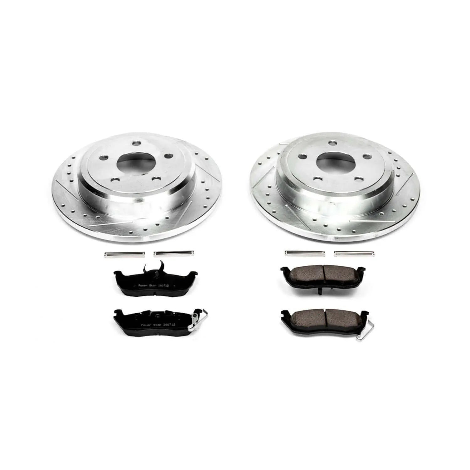 Power Stop K2221 - Z23 Evolution Sport Performance 1-Click Brake Kit With Hardware (Rear)