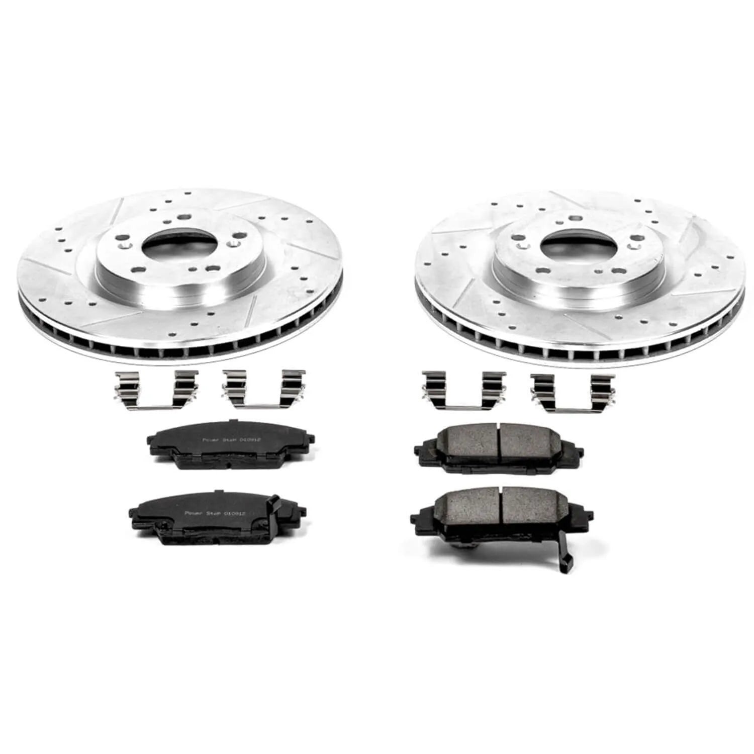 Power Stop K2276 - Z23 Evolution Sport Performance 1-Click Brake Kit With Hardware (Front)