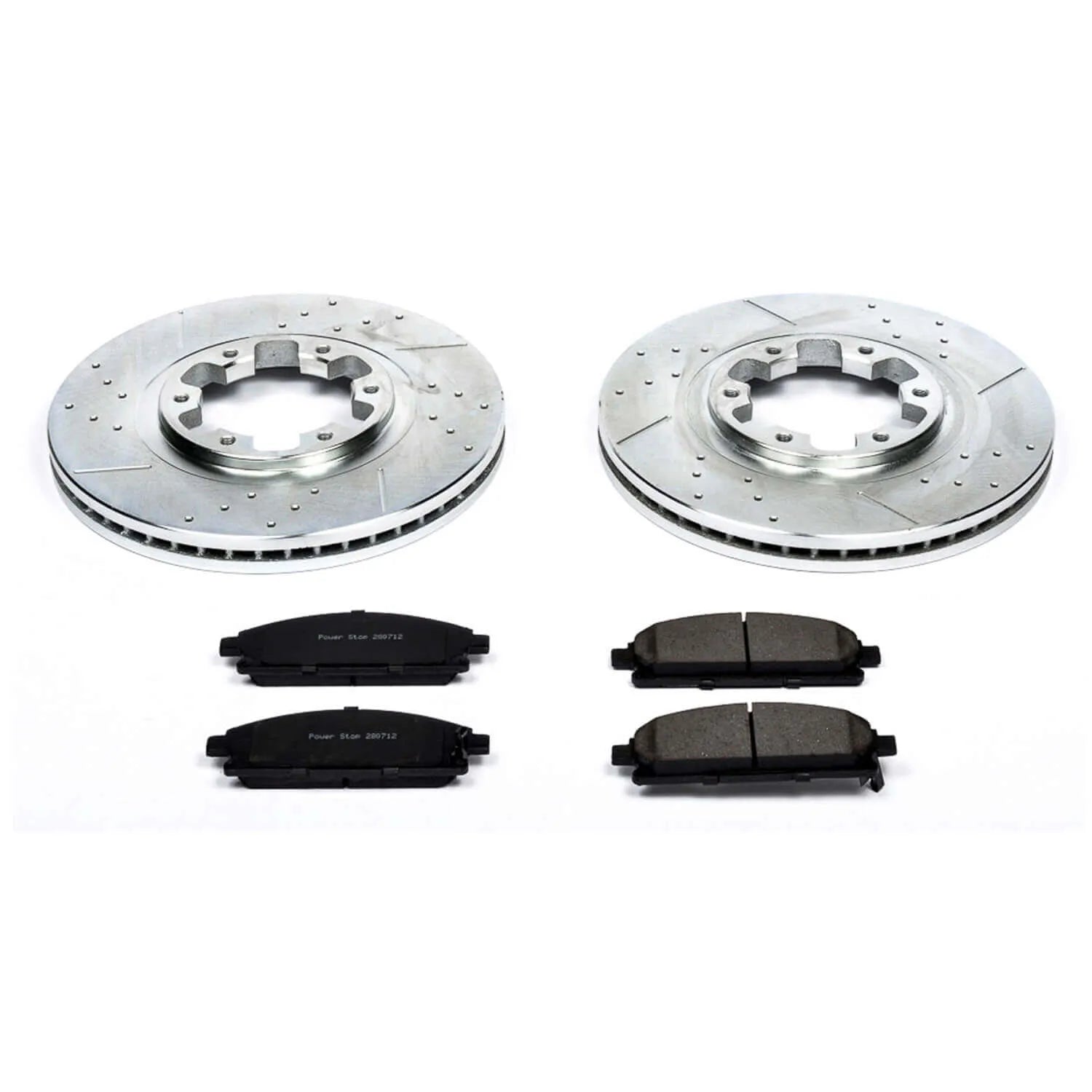 Power Stop K2279 - Z23 Evolution Sport Performance 1-Click Brake Kit With Hardware (Front)