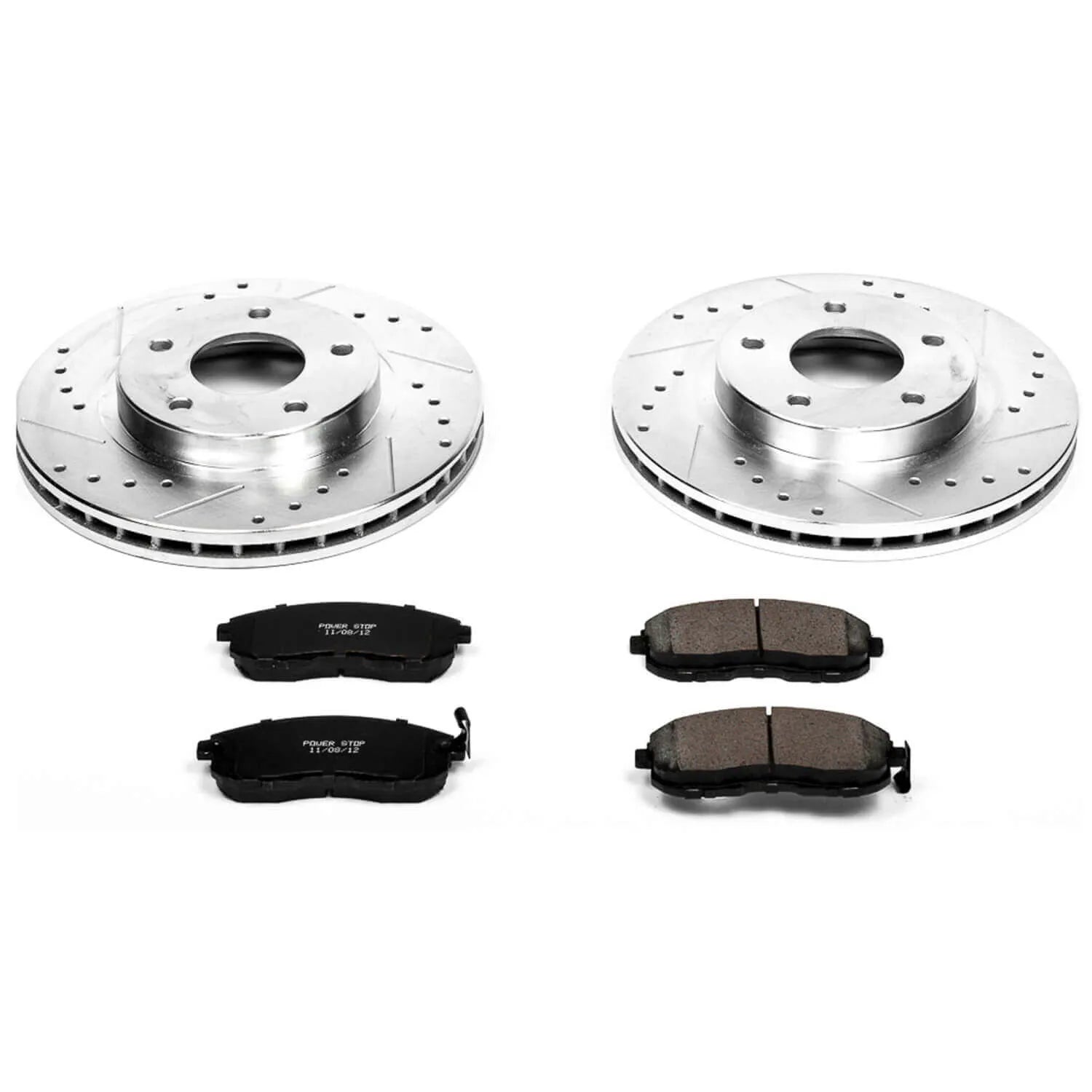 Power Stop K2280 - Z23 Evolution Sport Performance 1-Click Brake Kit With Hardware (Front)