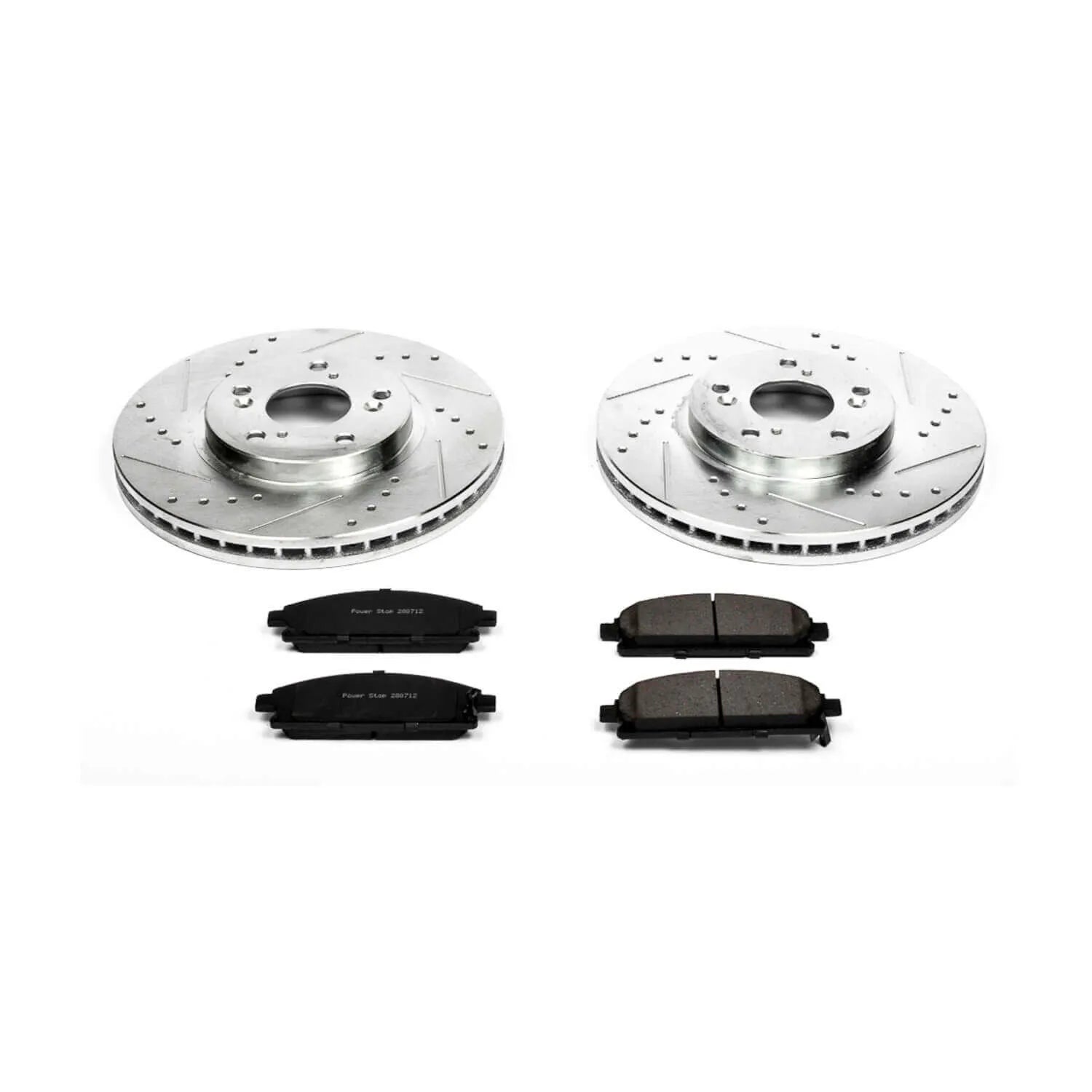 Power Stop K2290 - Z23 Evolution Sport Performance 1-Click Brake Kit With Hardware (Front)