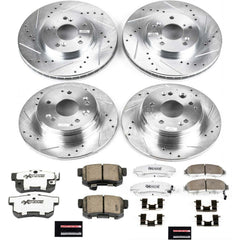 Power Stop K2295-26 - Z26 Extreme Street Warrior 1-Click Brake Kit (Front And Rear) vehicle fitment brake part