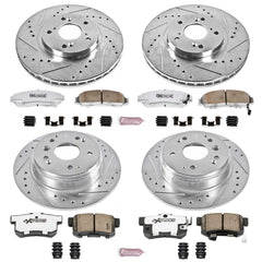 Power Stop K2298-26 - Z26 Extreme Street Warrior 1-Click Brake Kit (Front And Rear) vehicle fitment brake part