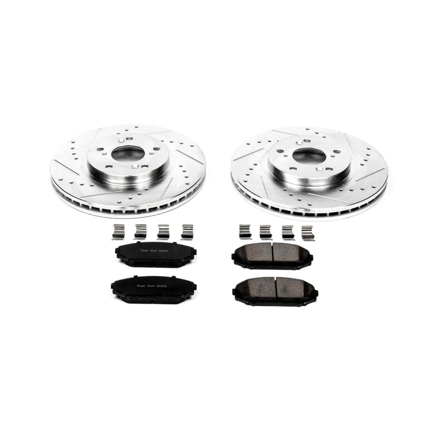 Power Stop K2299 - Z23 Evolution Sport Performance 1-Click Brake Kit With Hardware (Front)