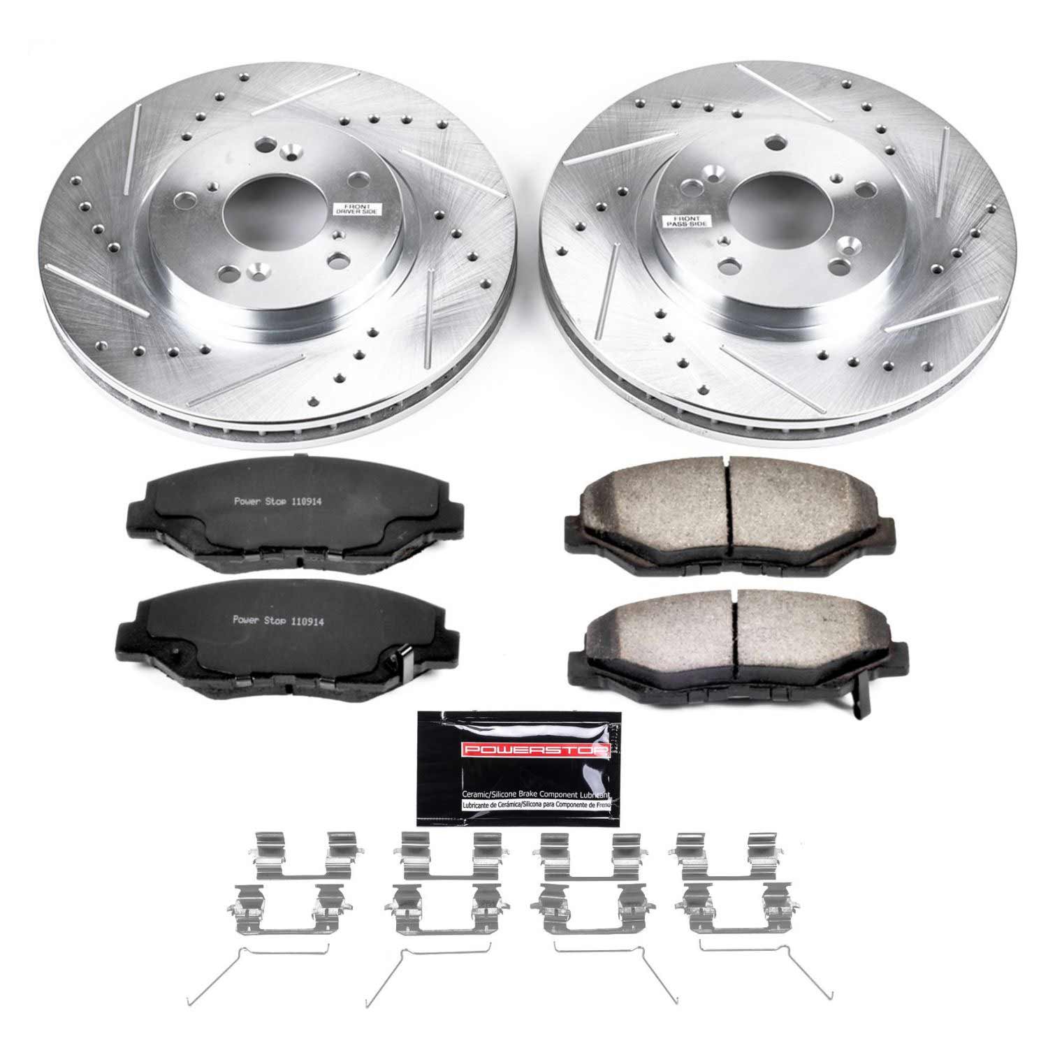 Power Stop K2302-36 Z36 Severe-Duty Truck And Tow 1-Click Brake Kit (Front) for 2003-2008 Honda Pilot product image
