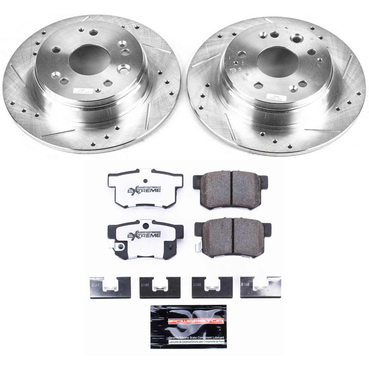 Power Stop K2308-26 - Z26 Extreme Street Warrior 1-Click Brake Kit (Rear) vehicle fitment brake part