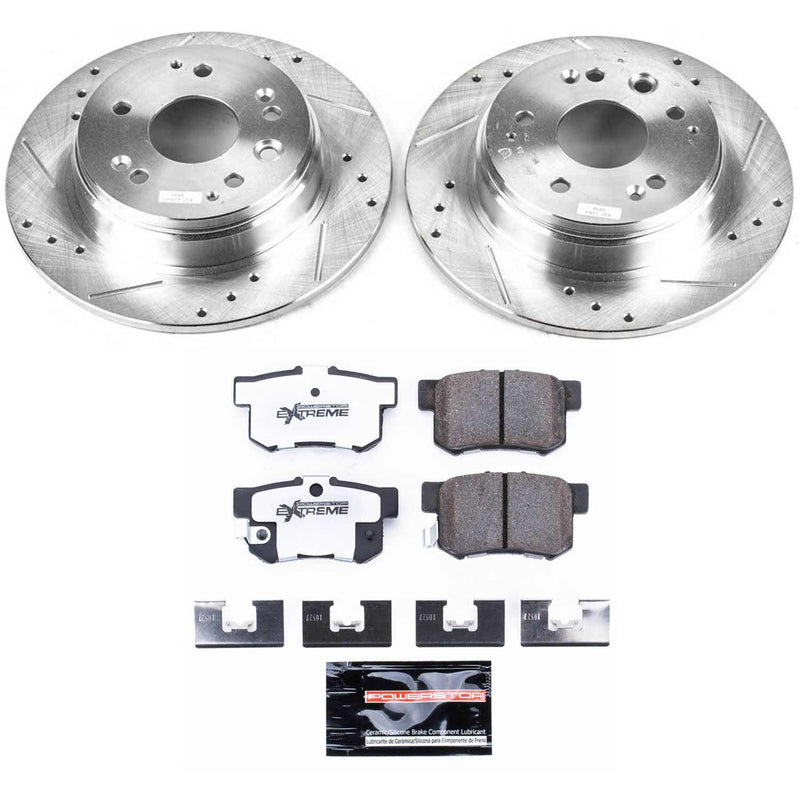 Power Stop K2308-26 - Z26 Extreme Street Warrior 1-Click Brake Kit (Rear) vehicle fitment brake part
