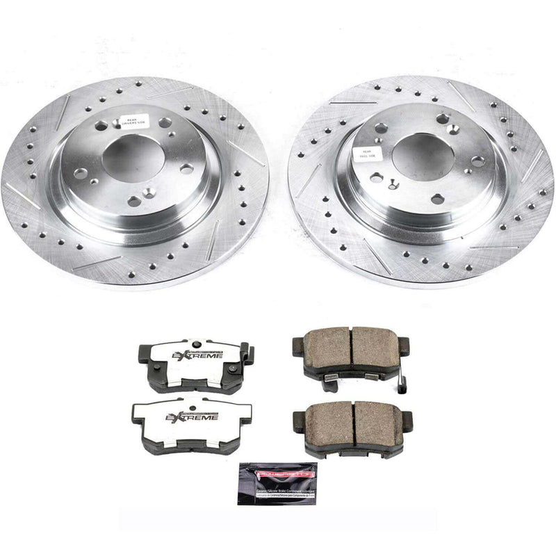 Power Stop K2310-26 Z26 Extreme Street Warrior 1-Click Brake Kit (Rear) for 2000-2009 Honda S2000 product image