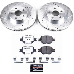 Power Stop K2313-26 Z26 Extreme Street Warrior 1-Click Brake Kit (Front) for 2000-2010 Scion Tc product image