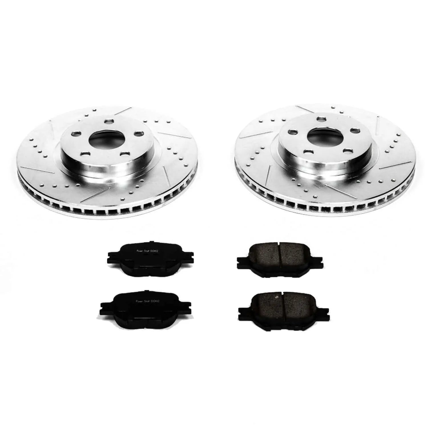 Power Stop K2313 - Z23 Evolution Sport Performance 1-Click Brake Kit With Hardware (Front)