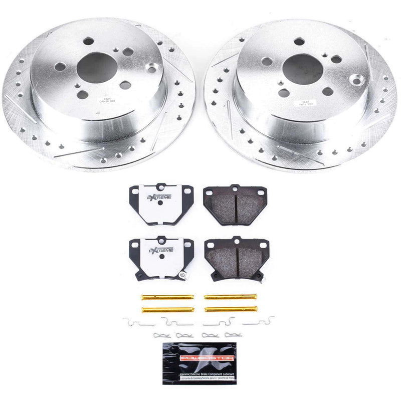 Power Stop K2318-26 Z26 Extreme Street Warrior 1-Click Brake Kit (Rear) for 2000-2007 Pontiac Vibe product image