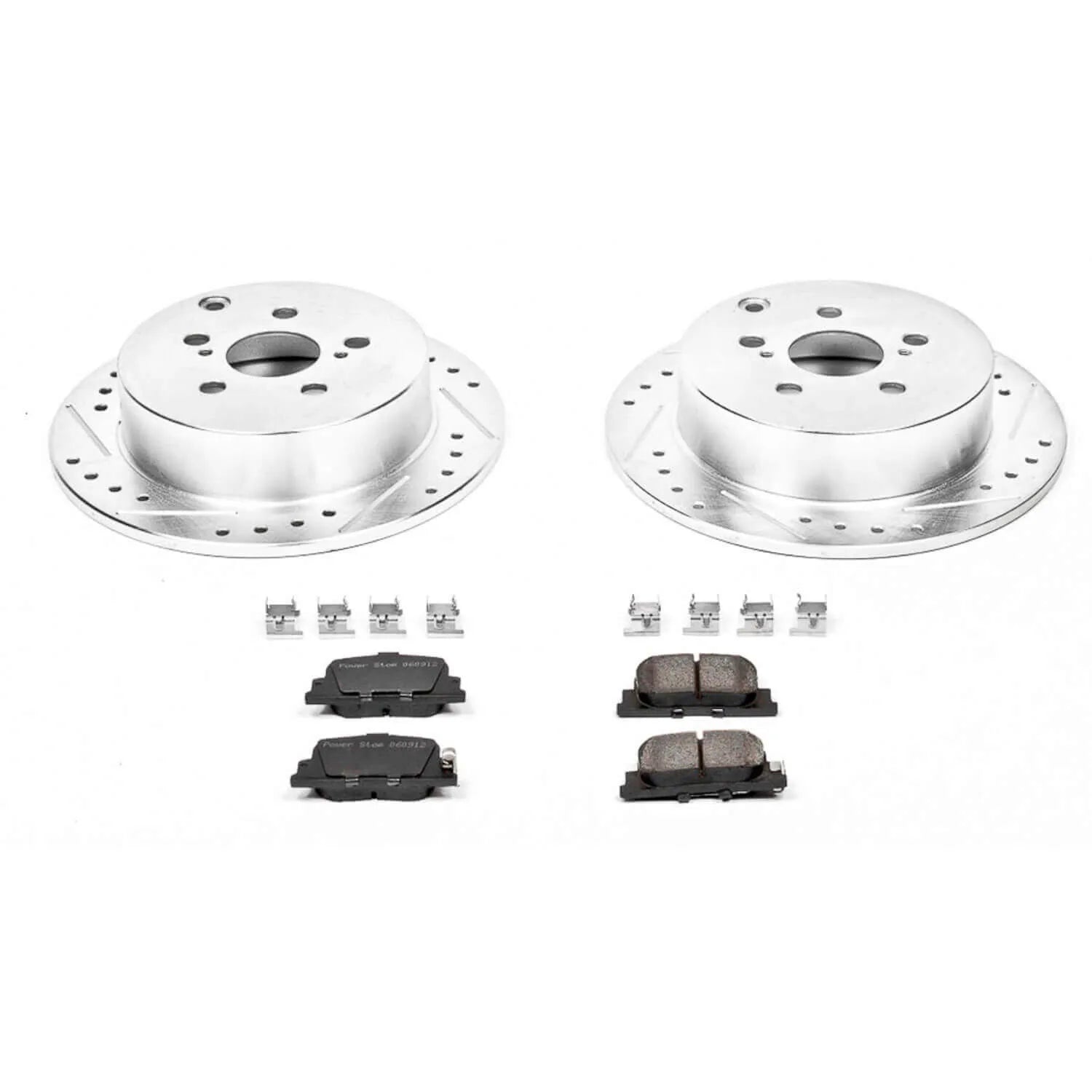 Power Stop K2319 - Z23 Evolution Sport Performance 1-Click Brake Kit With Hardware (Rear)