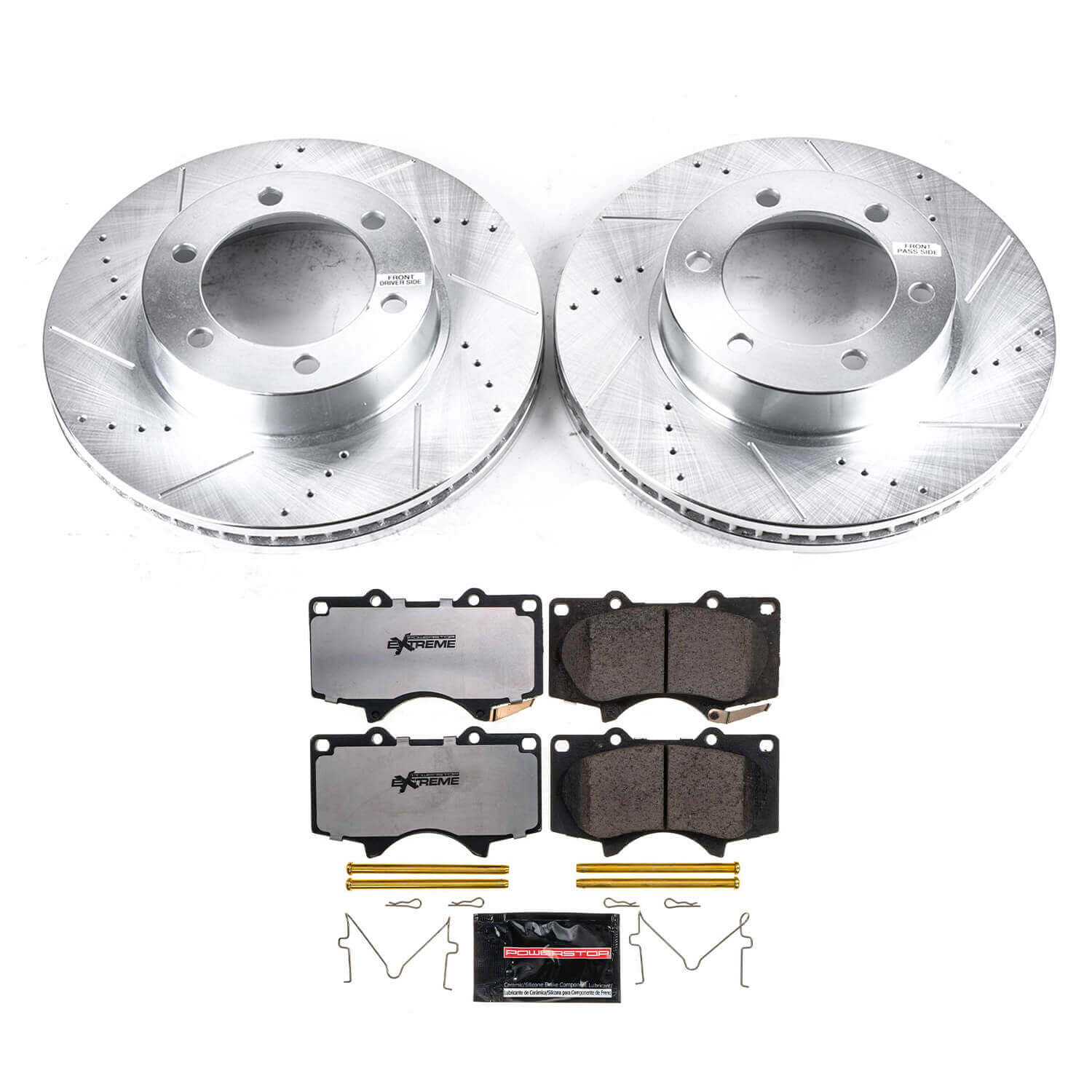 Power Stop K2324-36 Z36 Severe-Duty Truck And Tow 1-Click Brake Kit (Front) for 2000-2007 Toyota Sequoia product image