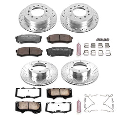 Power Stop K2325-36 Z36 Severe-Duty Truck And Tow 1-Click Brake Kit (Front And Rear) for 2001-2007 Toyota Sequoia product image