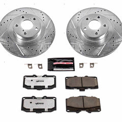 Power Stop K2367-26 Z26 Extreme Street Warrior 1-Click Brake Kit (Front) for 2006-2007 Subaru Impreza Wrx Wrx product image