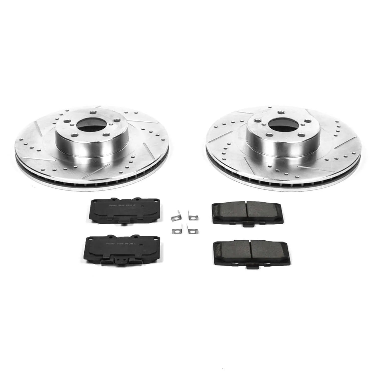 Power Stop K2367 - Z23 Evolution Sport Performance 1-Click Brake Kit With Hardware (Front)