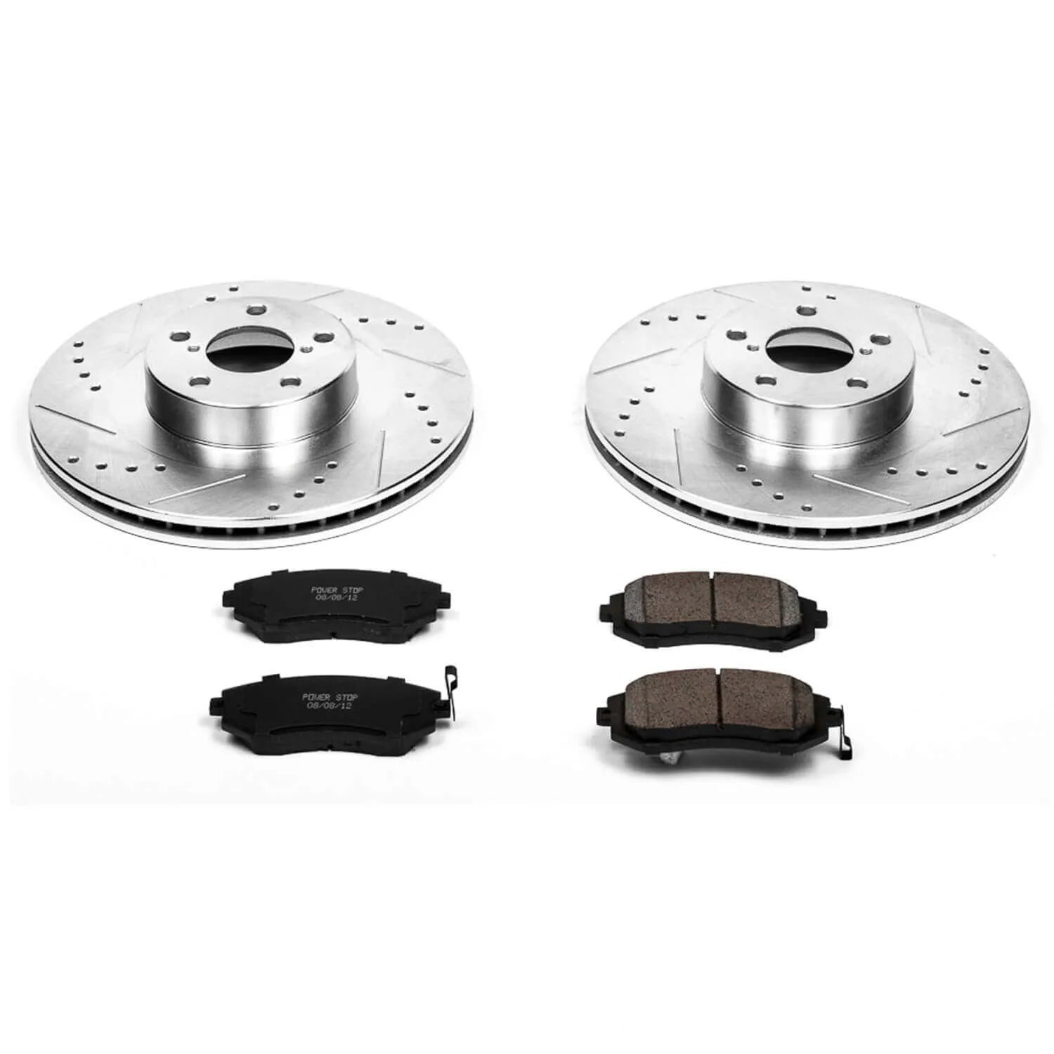 Power Stop K2373 - Z23 Evolution Sport Performance 1-Click Brake Kit With Hardware (Front)
