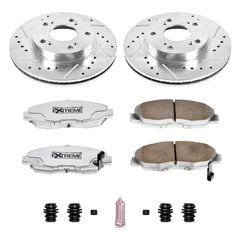 Power Stop K2384-26 Z26 Extreme Street Warrior 1-Click Brake Kit (Front) for 2006-2011 Honda Civic product image