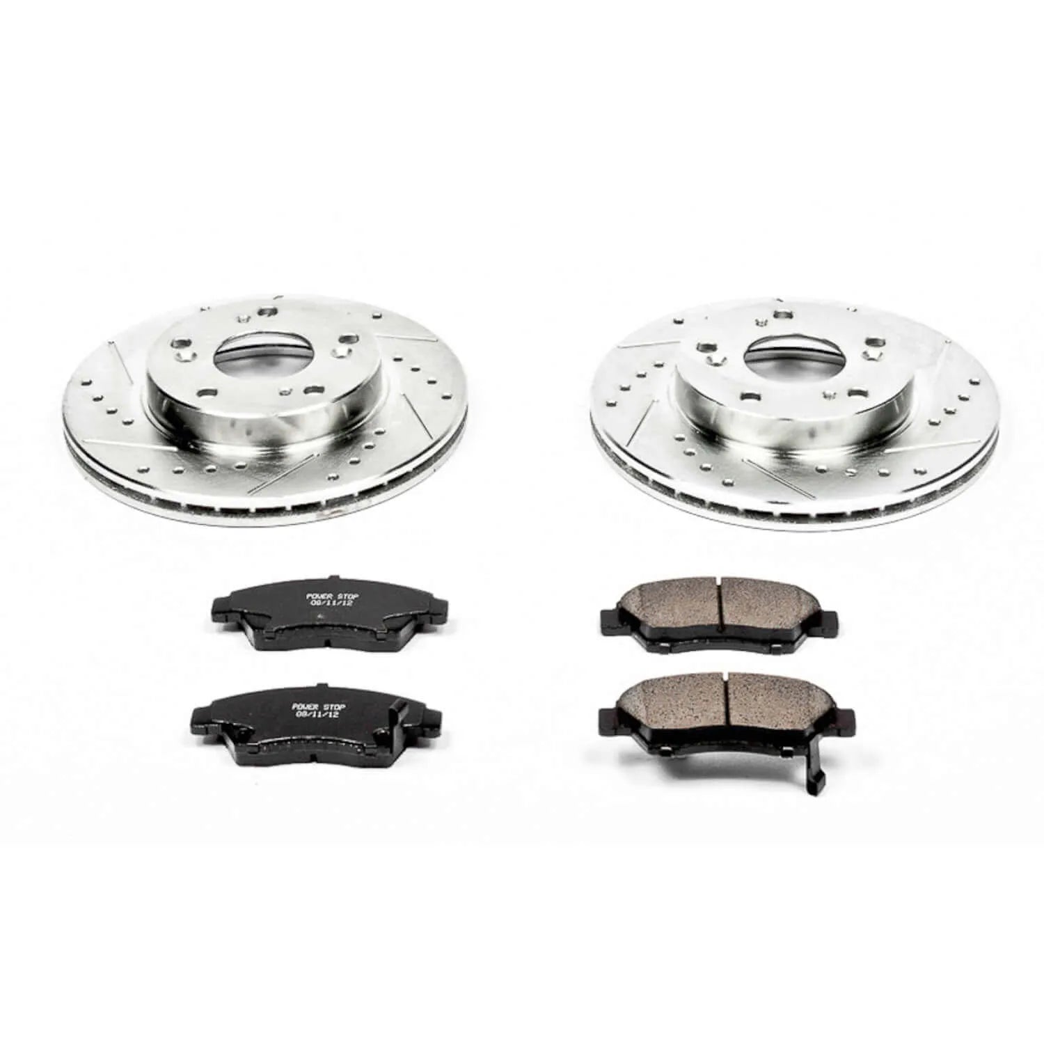 Power Stop K2386 - Z23 Evolution Sport Performance 1-Click Brake Kit With Hardware (Front)