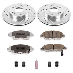 Power Stop K2389-26 Z26 Extreme Street Warrior 1-Click Brake Kit (Front) for 2006-2011 Honda Civic product image