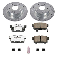 Power Stop K2391-26 Z26 Extreme Street Warrior 1-Click Brake Kit (Rear) for 2003-2008 Acura Tsx product image