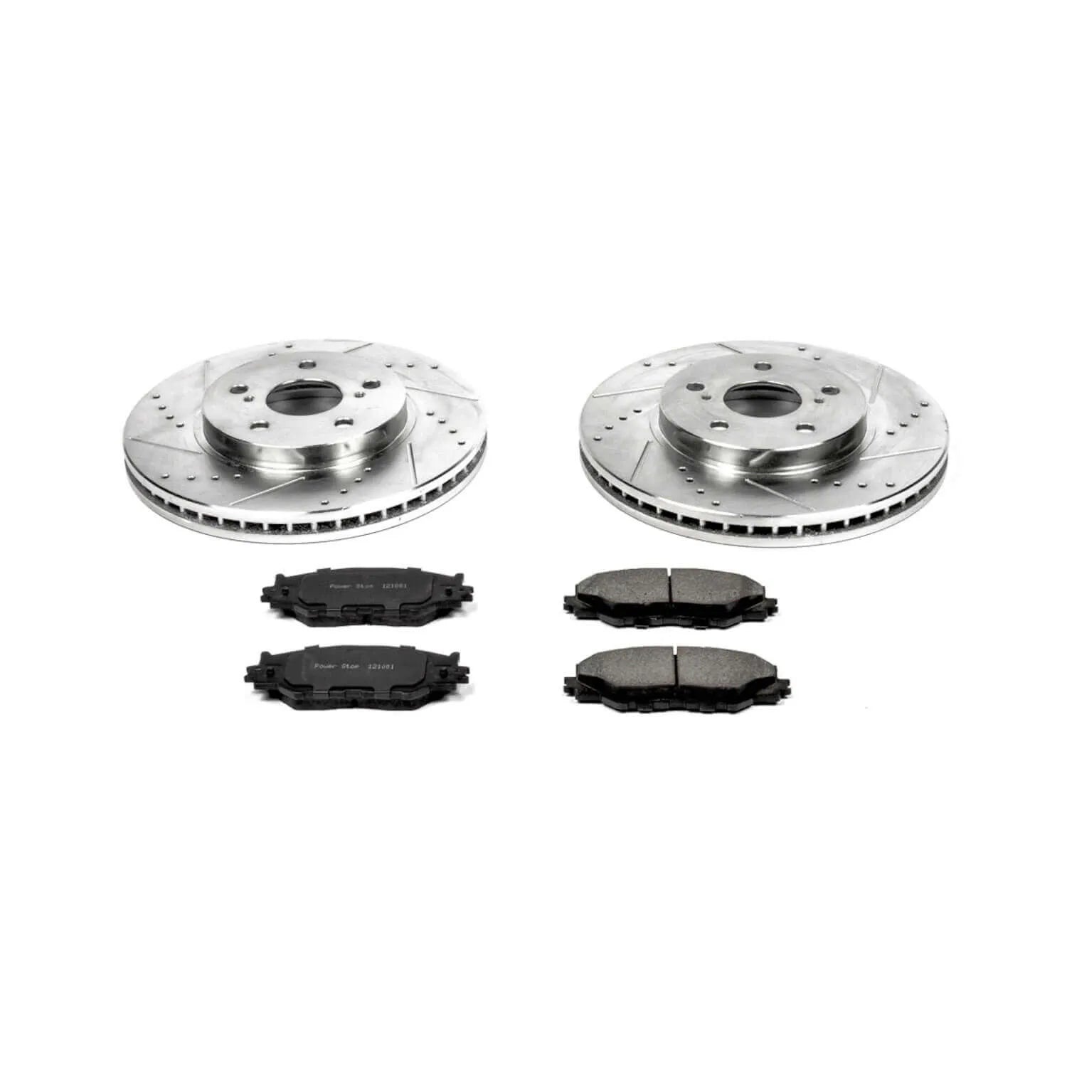 Power Stop K2406 - Z23 Evolution Sport Performance 1-Click Brake Kit With Hardware (Front)