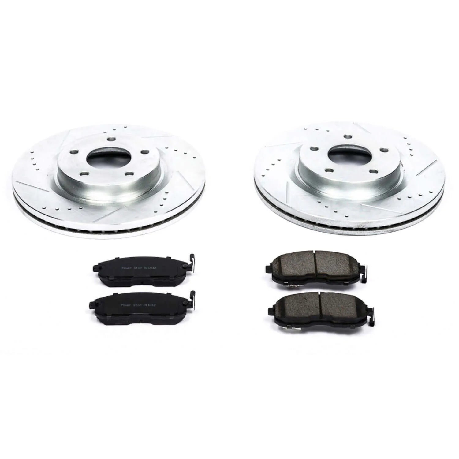 Power Stop K241 - Z23 Evolution Sport Performance 1-Click Brake Kit With Hardware (Front)