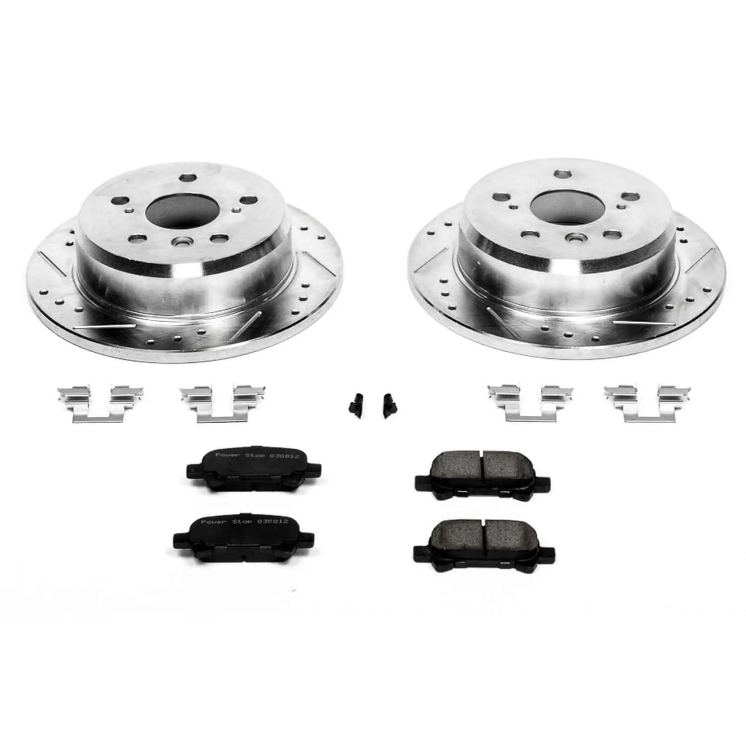 Power Stop K2417 - Z23 Evolution Sport Performance 1-Click Brake Kit With Hardware (Rear)