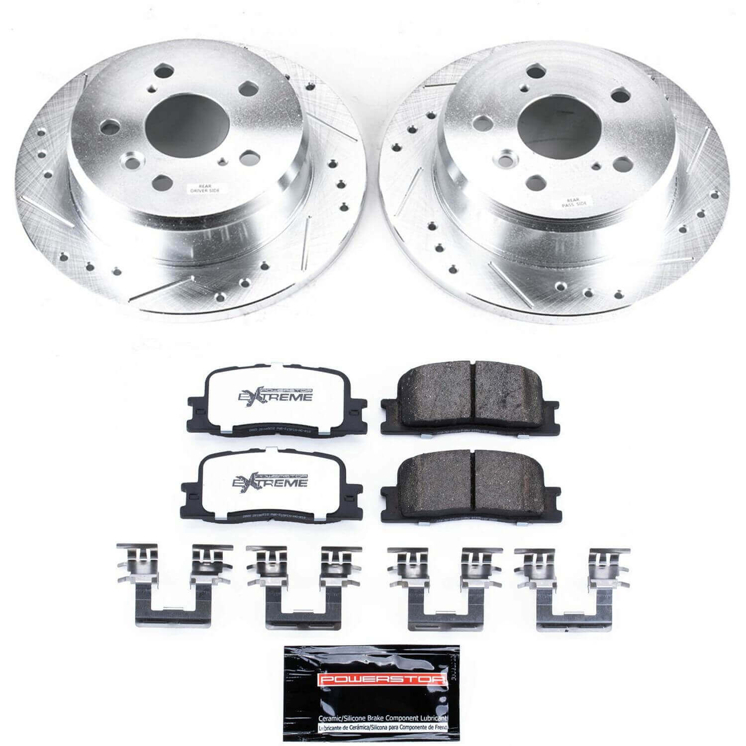 Power Stop K2418-36 Z36 Severe-Duty Truck And Tow 1-Click Rear Brake Kit for 2002-2006 Lexus ES300 product image
