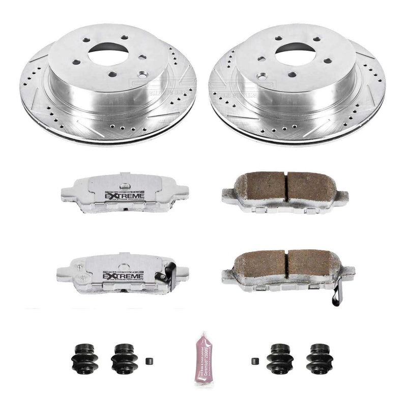 Power Stop K2427-26 Z26 Extreme Street Warrior 1-Click Brake Kit (Rear) for 2003-2024 INFINITI FX35 product image