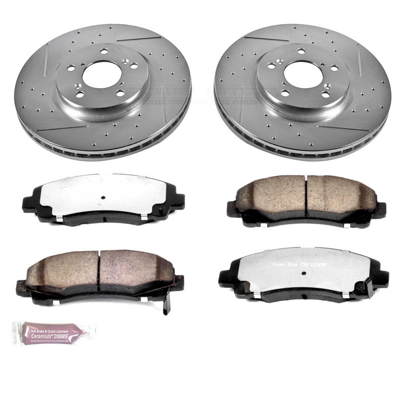 Power Stop K2429-36 Z36 Severe-Duty Truck And Tow 1-Click Brake Kit (Front) for 2006-2011 Honda Ridgeline product image
