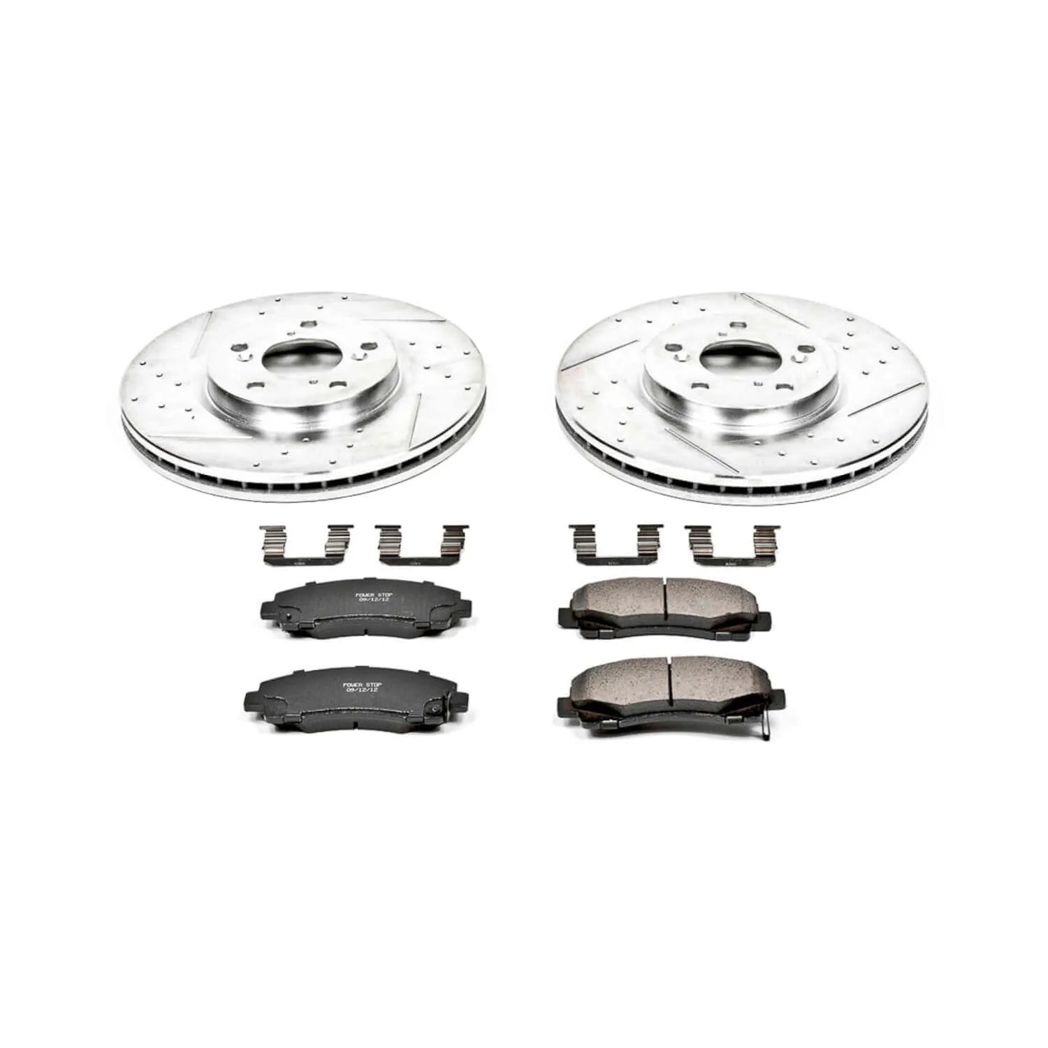Power Stop K2429 - Z23 Evolution Sport Performance 1-Click Brake Kit With Hardware (Front)
