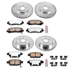 Power Stop K2430-36 Z36 Severe-Duty Truck And Tow 1-Click Brake Kit (Front And Rear) for 2006-2011 Honda Ridgeline product image