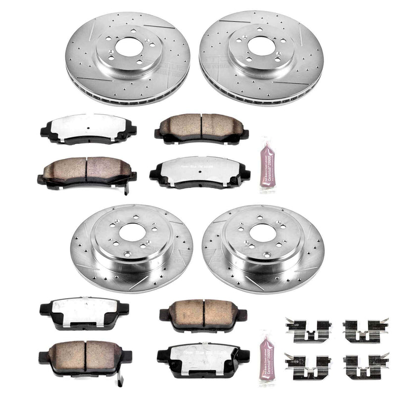 Power Stop K2430-36 Z36 Severe-Duty Truck And Tow 1-Click Brake Kit (Front And Rear) for 2006-2011 Honda Ridgeline product image