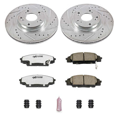 Power Stop K2439-26 Z26 Extreme Street Warrior 1-Click Brake Kit (Front) for 2002-2011 Acura Rsx Type-S product image