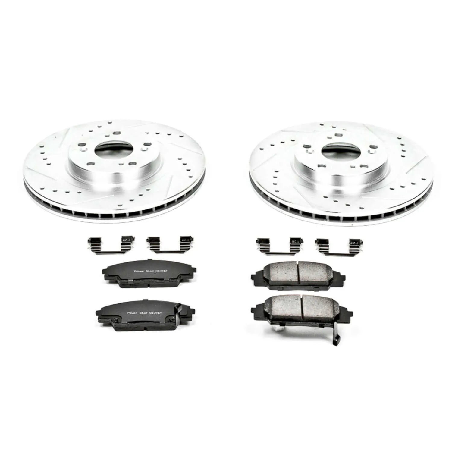 Power Stop K2439 - Z23 Evolution Sport Performance 1-Click Brake Kit With Hardware (Front)