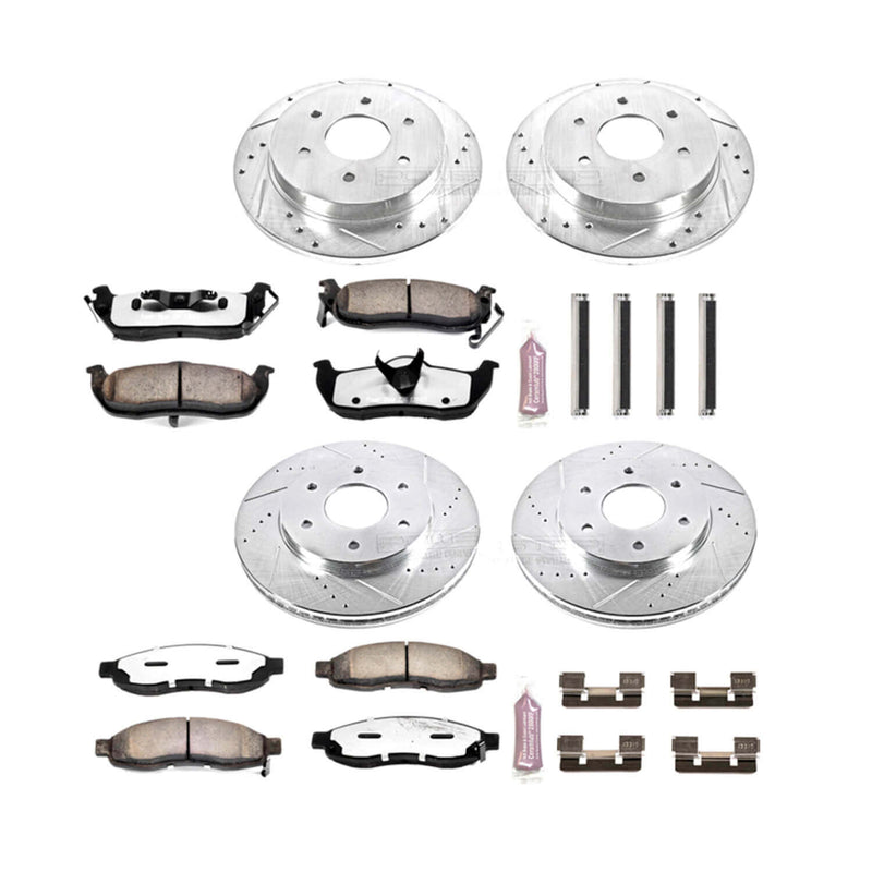 Power Stop K2443-36 Z36 Severe-Duty Truck And Tow 1-Click Brake Kit (Front And Rear) for 2004-2005 INFINITI QX56 product image